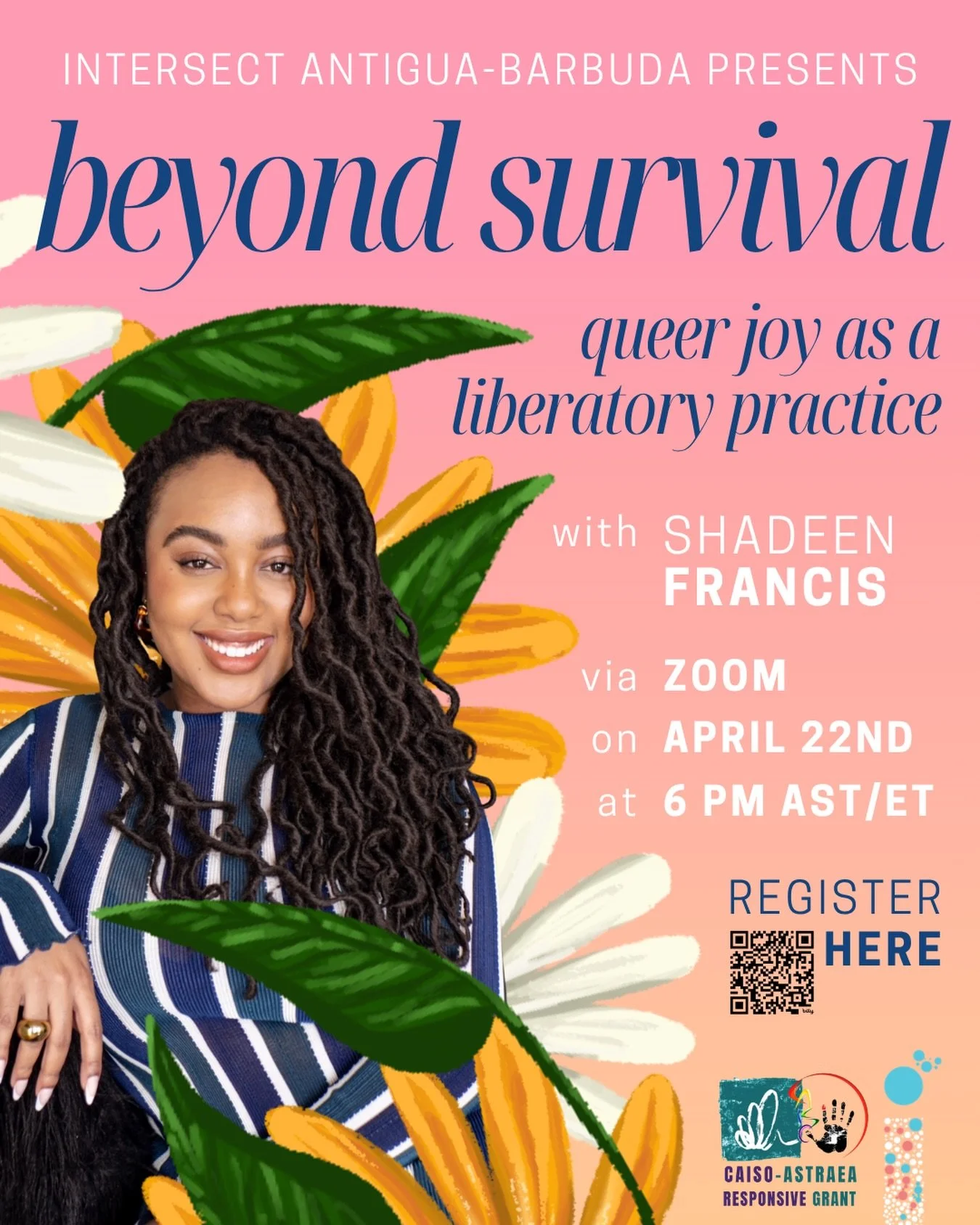 Hey everyone!! We, at Intersect, are delighted to welcome you back to our 𝘗𝘳𝘪𝘥𝘦𝘧𝘶𝘭 𝘏𝘦𝘢𝘭𝘪𝘯𝘨: 𝘞𝘦𝘭𝘭𝘯𝘦𝘴𝘴 𝘪𝘯 𝘵𝘩𝘦 𝘘𝘶𝘦𝘦𝘳𝘪𝘣𝘣𝘦𝘢𝘯 programme with 𝐁𝐞𝐲𝐨𝐧𝐝 𝐒𝐮𝐫𝐯𝐢𝐯𝐚𝐥: 𝐐𝐮𝐞𝐞𝐫 𝐉𝐨𝐲 𝐚𝐬 𝐚 𝐋𝐢𝐛𝐞𝐫𝐚𝐭𝐨𝐫?