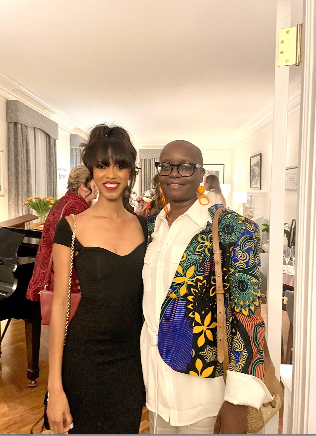Sarah-Anne Gresham, Co-founder of Intersect Antigua-Barbuda, and former Board Director at the Equality Fund, pictured with Cynthia Eyakuze, the Co-Vice President of Global Programs at The Equality Fund, at a Commission on the Status of Women event ho