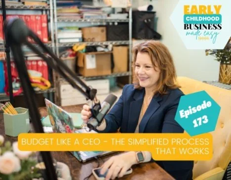 This week on the Early Childhood Business Made Easy Podcast: Budget Like a CEO&mdash;The Simplified Process That Works
Budgeting feels overwhelming, so you avoid looking at your finances?
In this episode, we're breaking down: 
✨ A simplified monthly 