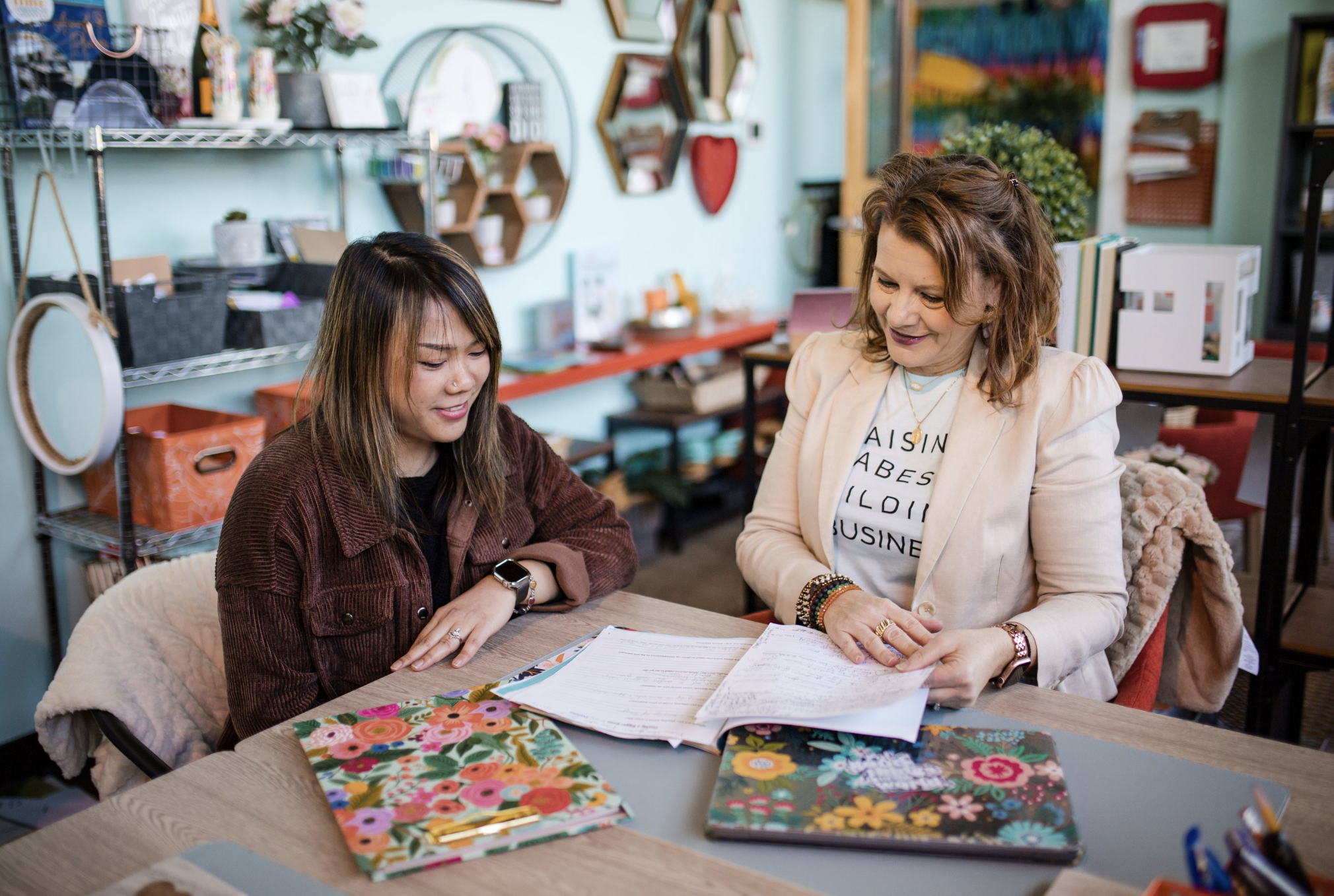 Preschool Director with teachers | KelleyPeake.com