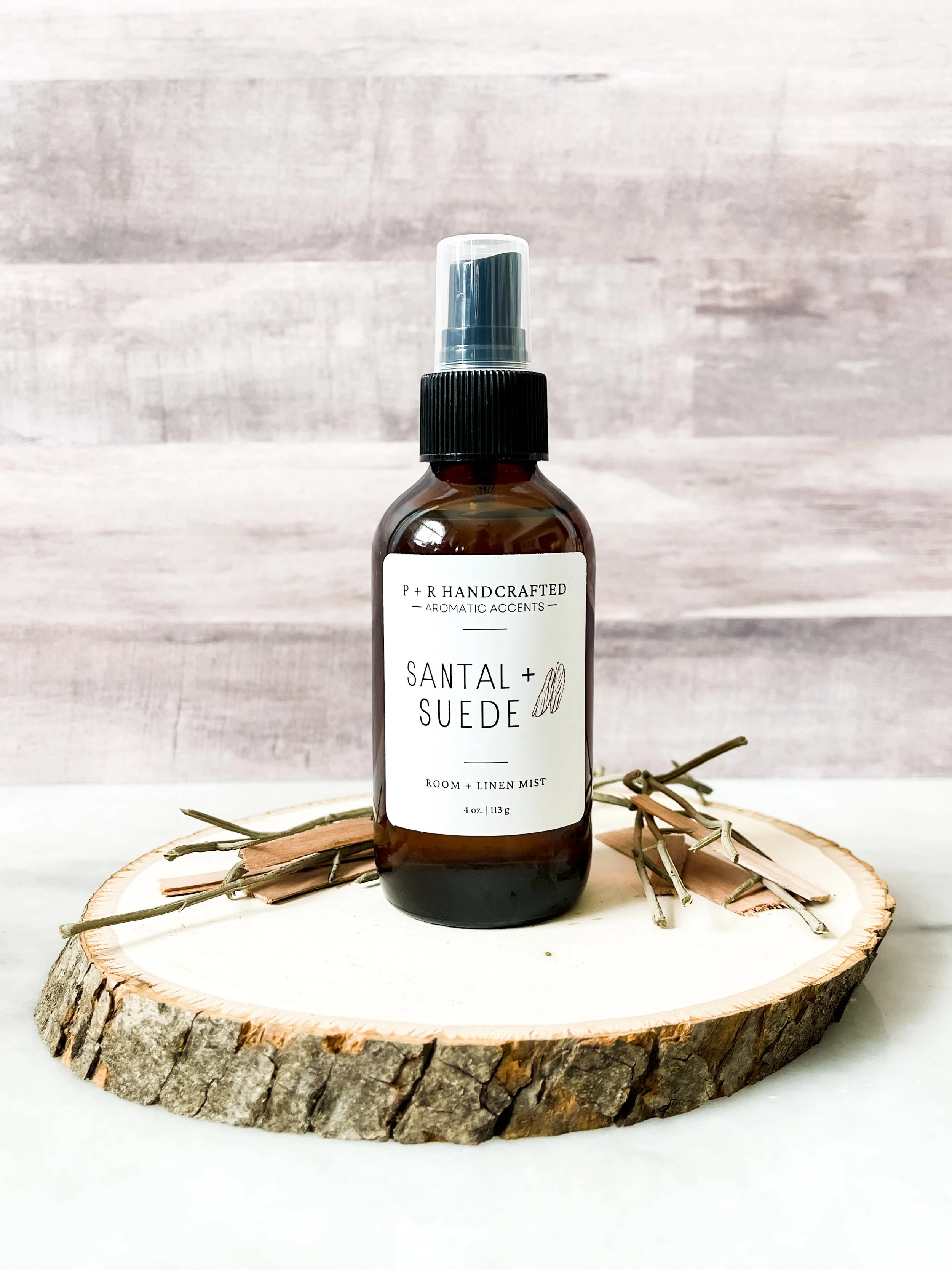 Santal + Suede Room + Linen Mist