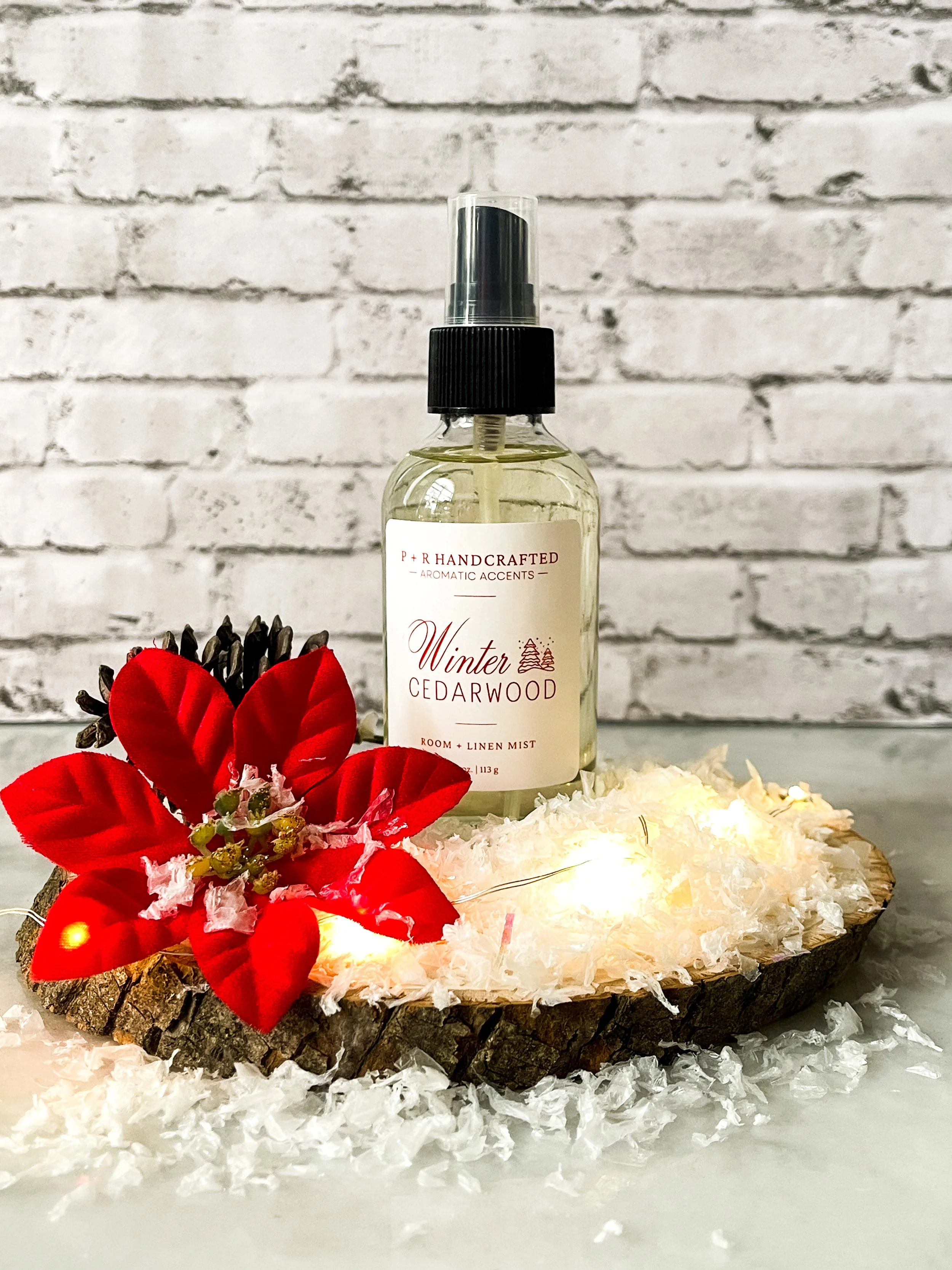 Winter Cedarwood Room + Linen Mist