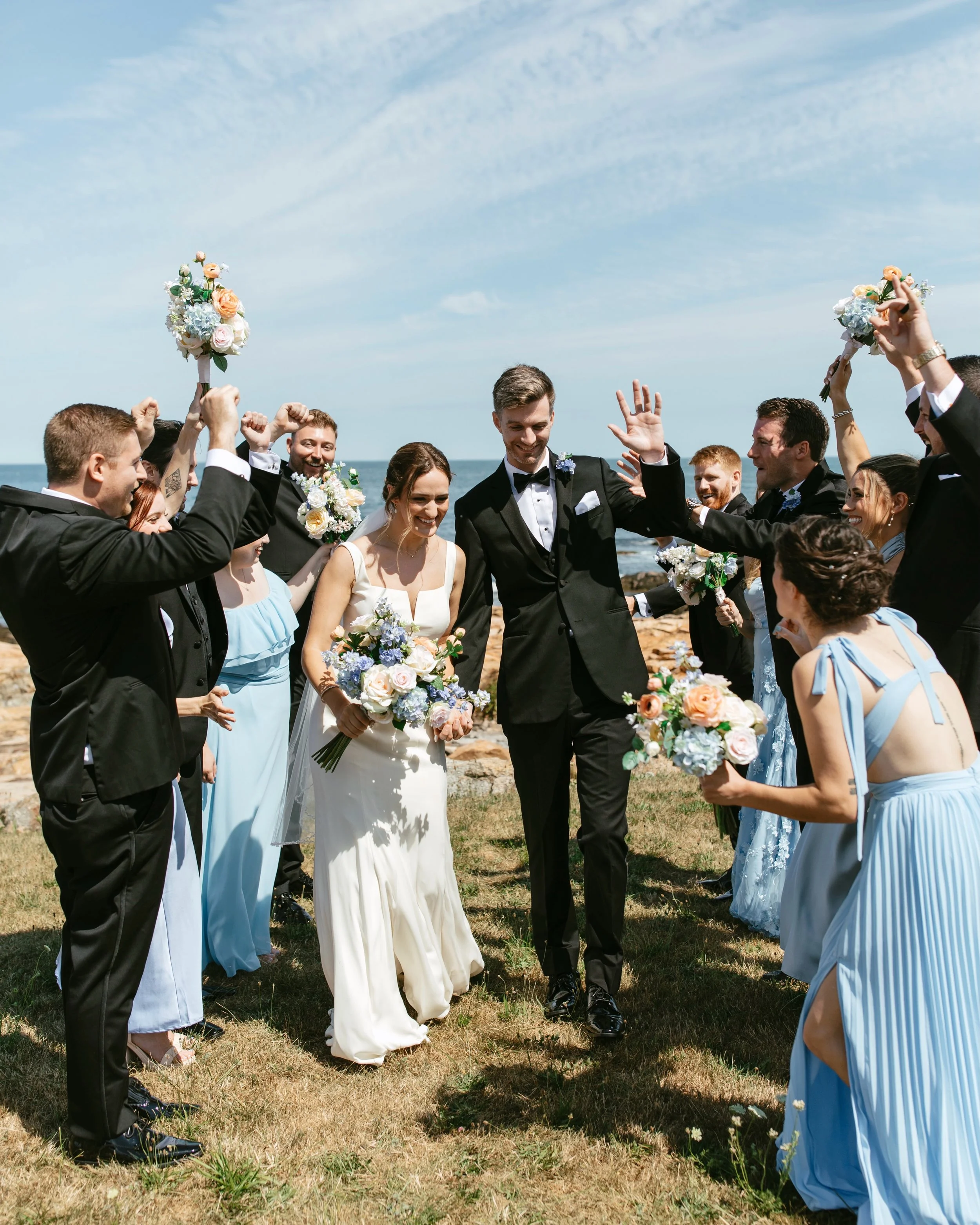 A throwback to Meg and Kevin&rsquo;s summer wedding on the North Shore last year! From a beautiful coastal color palette to their cocktail hour on a boat, their day was surrounded by all the east coast vibes.

Vendor team

Venue - @cruiseportgloucest