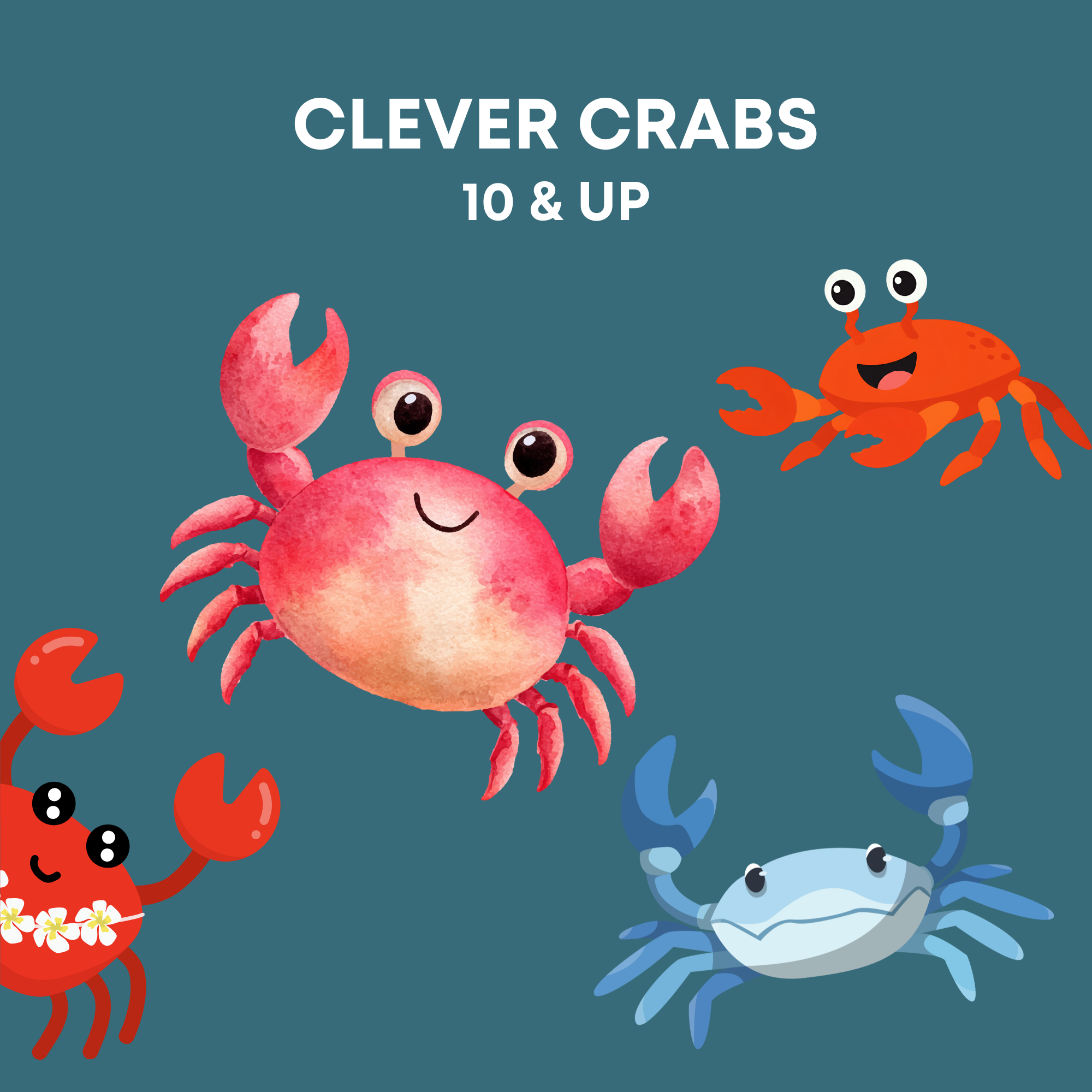 Clever Crabs: Multi-Media Art Basics (10 & up)