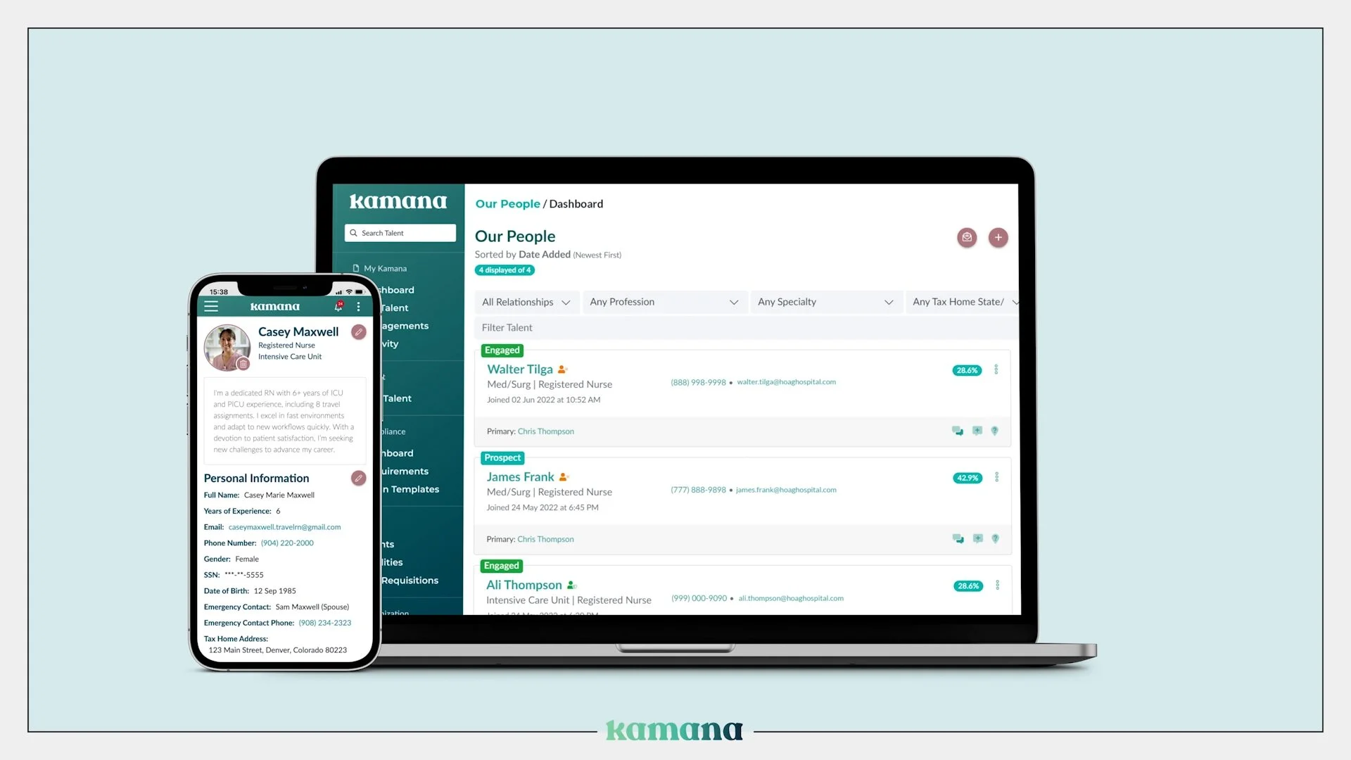 Kamana: Onboarding and Compliance Platform for Staffing Companies