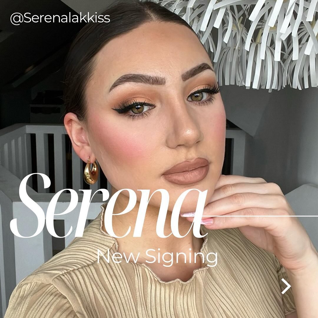 New signing: @serenalakkiss 

Welcome the incredibly talented Serena Lakkiss to our agency! Boasting 1.2 million TikTok followers, Serena is a beauty digital creator with a passion for all things makeup. 

Serena has carved her niche in the digital b