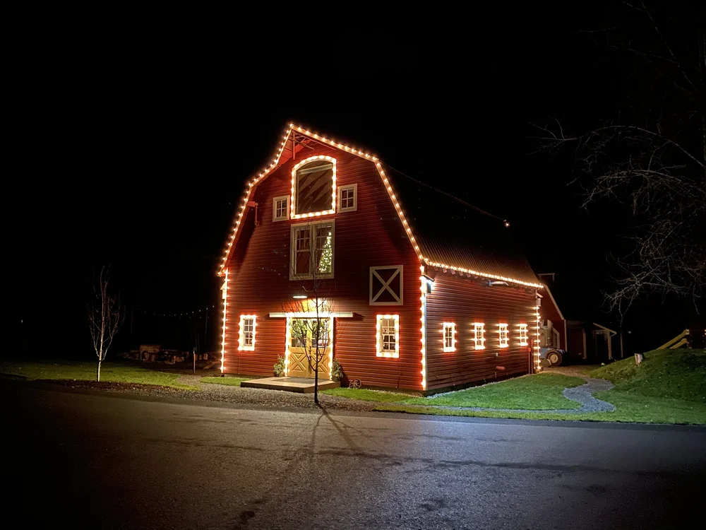 Peaks, gutters, windows, and fascia