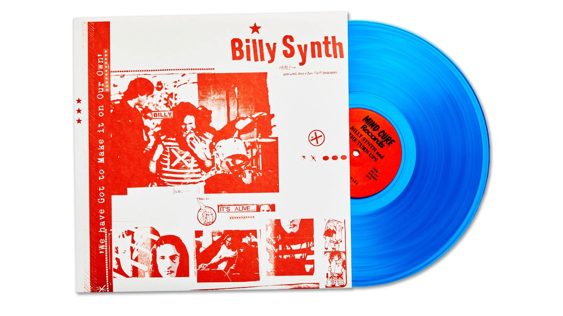 Billy Synth - We Have to Make it on Our Own Lp Design