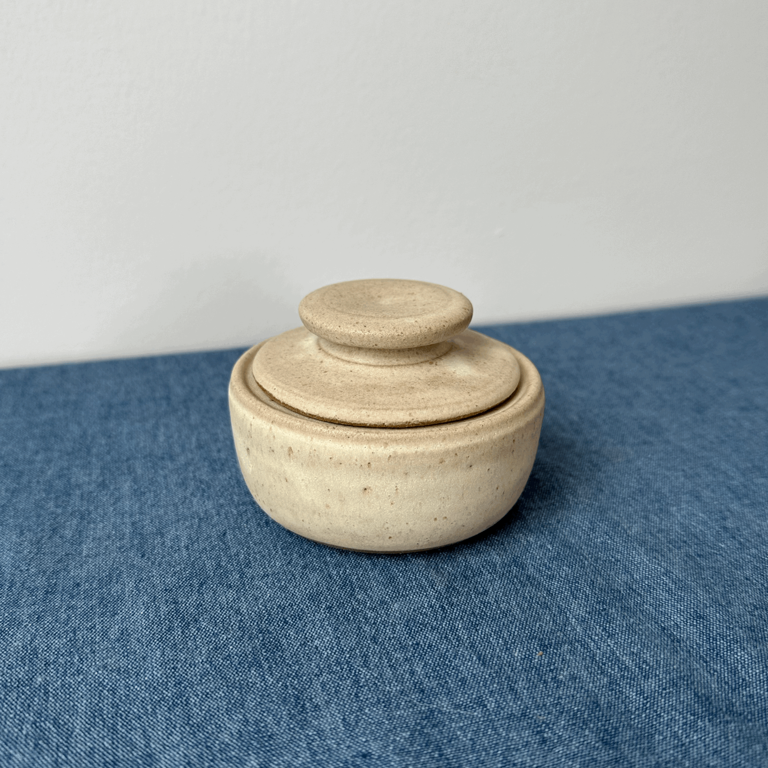 Salt Jar/Mini - Cream