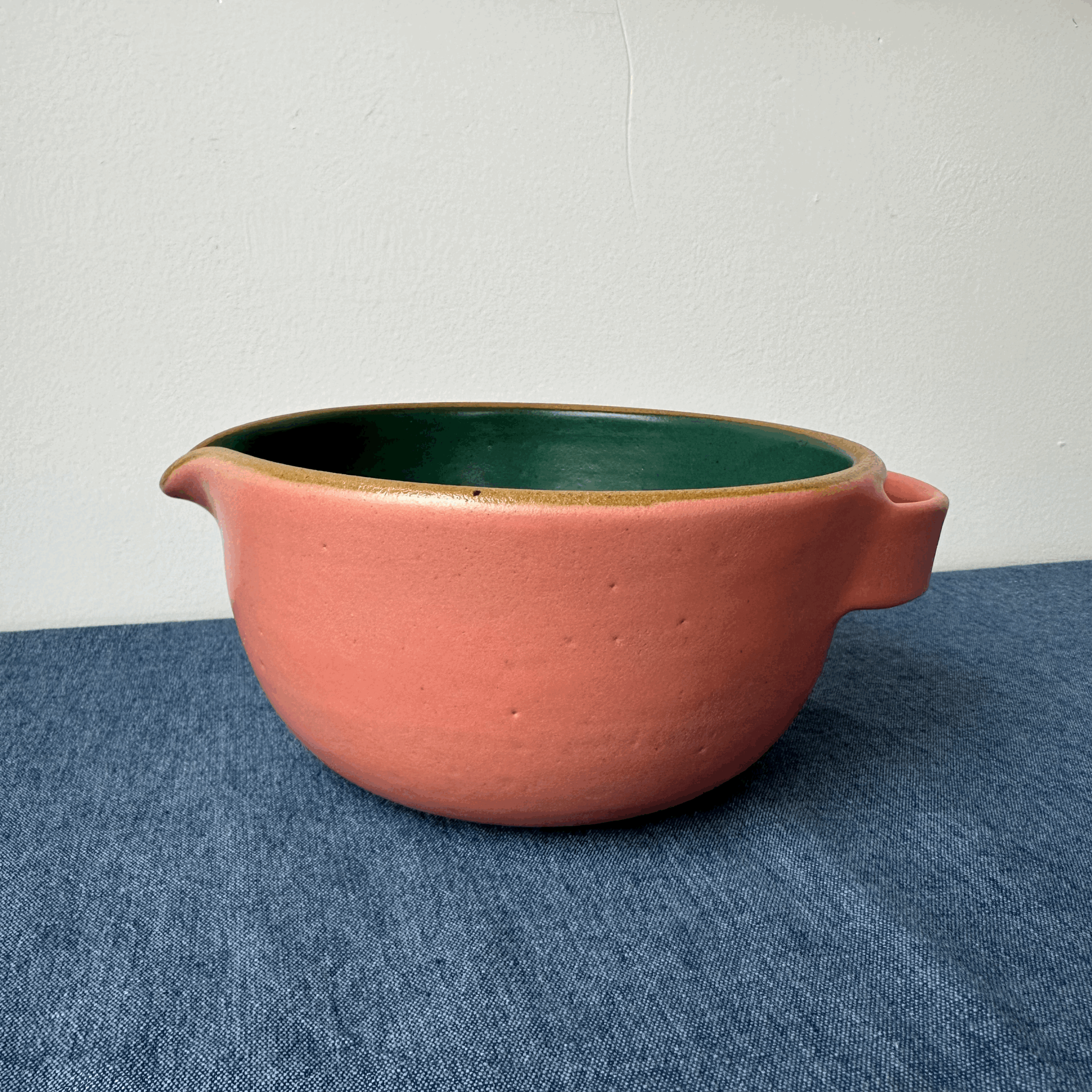 Batter Bowl - Dark Jade/Flamingo