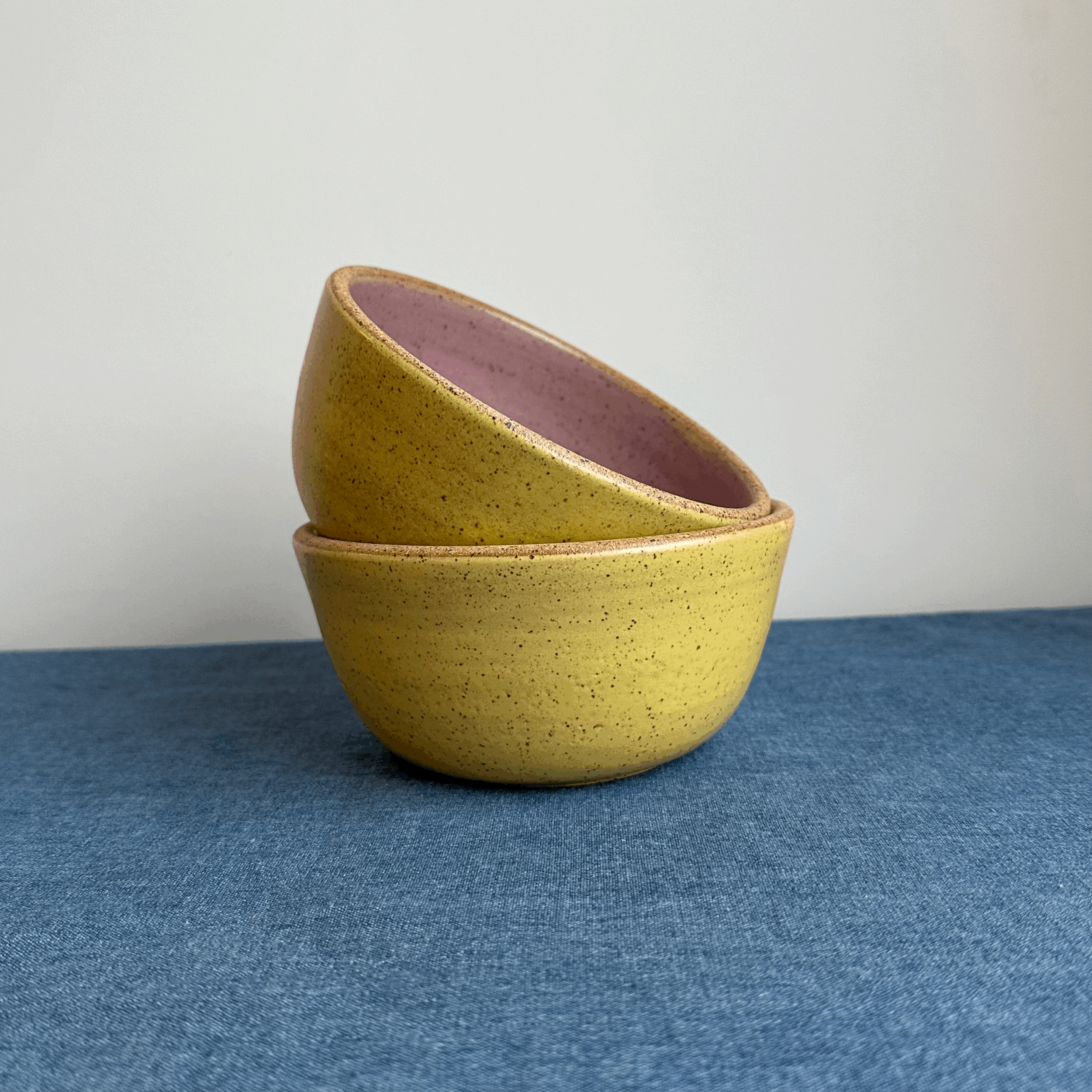 Cereal Bowl - Orchid/Lemon