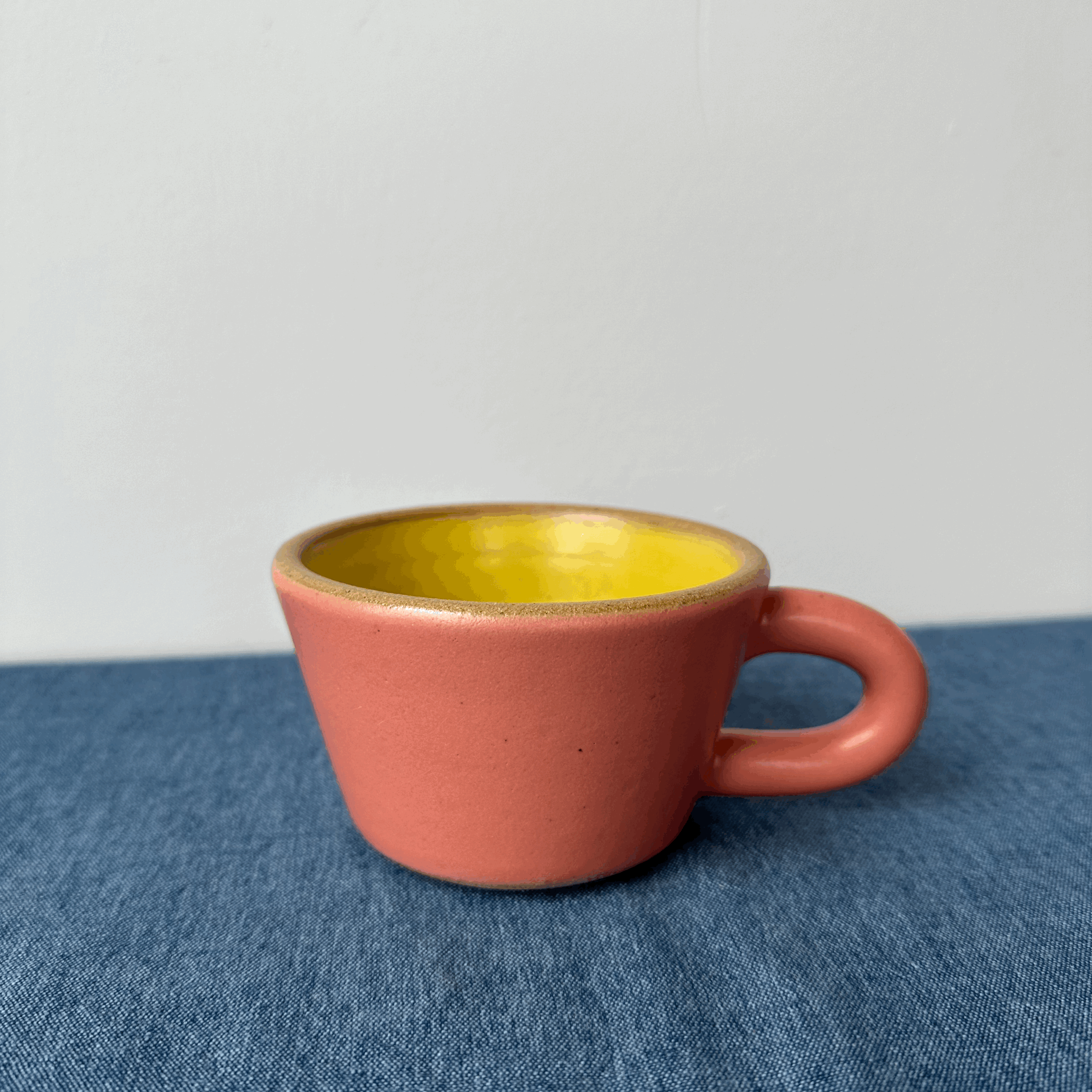 Camellia Cup/Short - Lemon/Flamingo