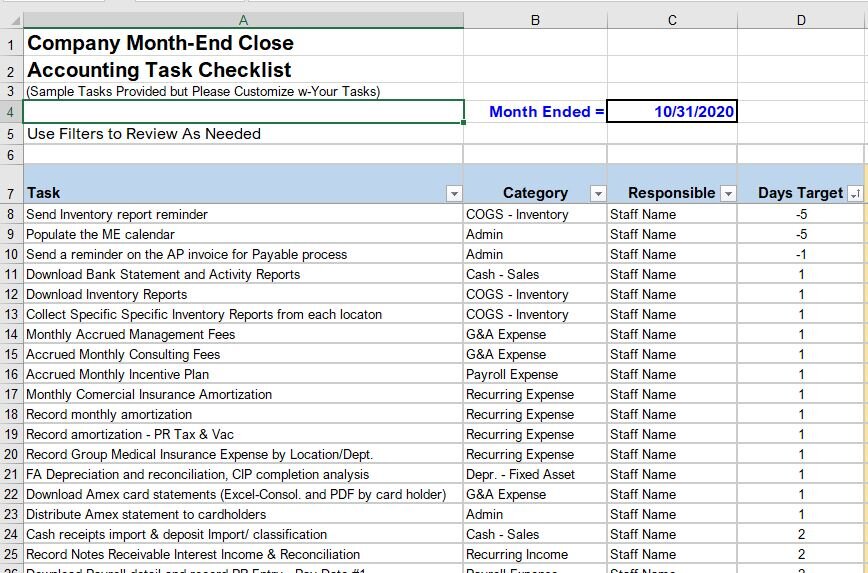 Downloadable And Editable Financial Worksheets Accountant Pal
