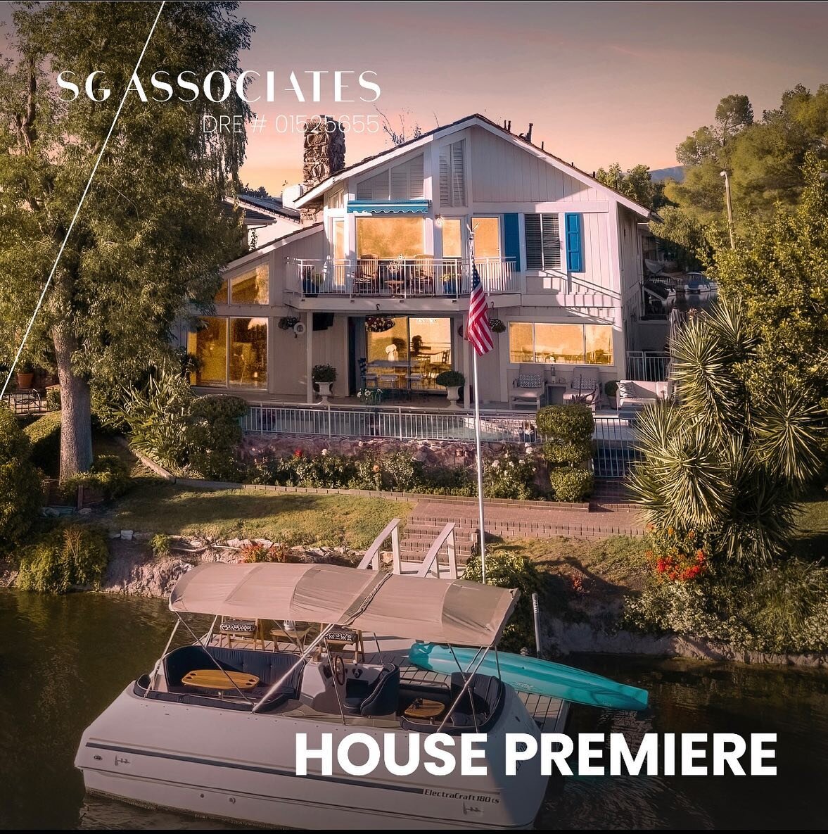 🔜🏡 Join us for one of our House Premieres this Saturday 6/18 from 5-7pm! ⌛ Make the great escape to the beautiful Westlake Island for a Lake Soir&eacute;e with appetizers, drinks, and fabulous views on the Lake courtesy of SG Associates! 🥂⛵🌅 Watc