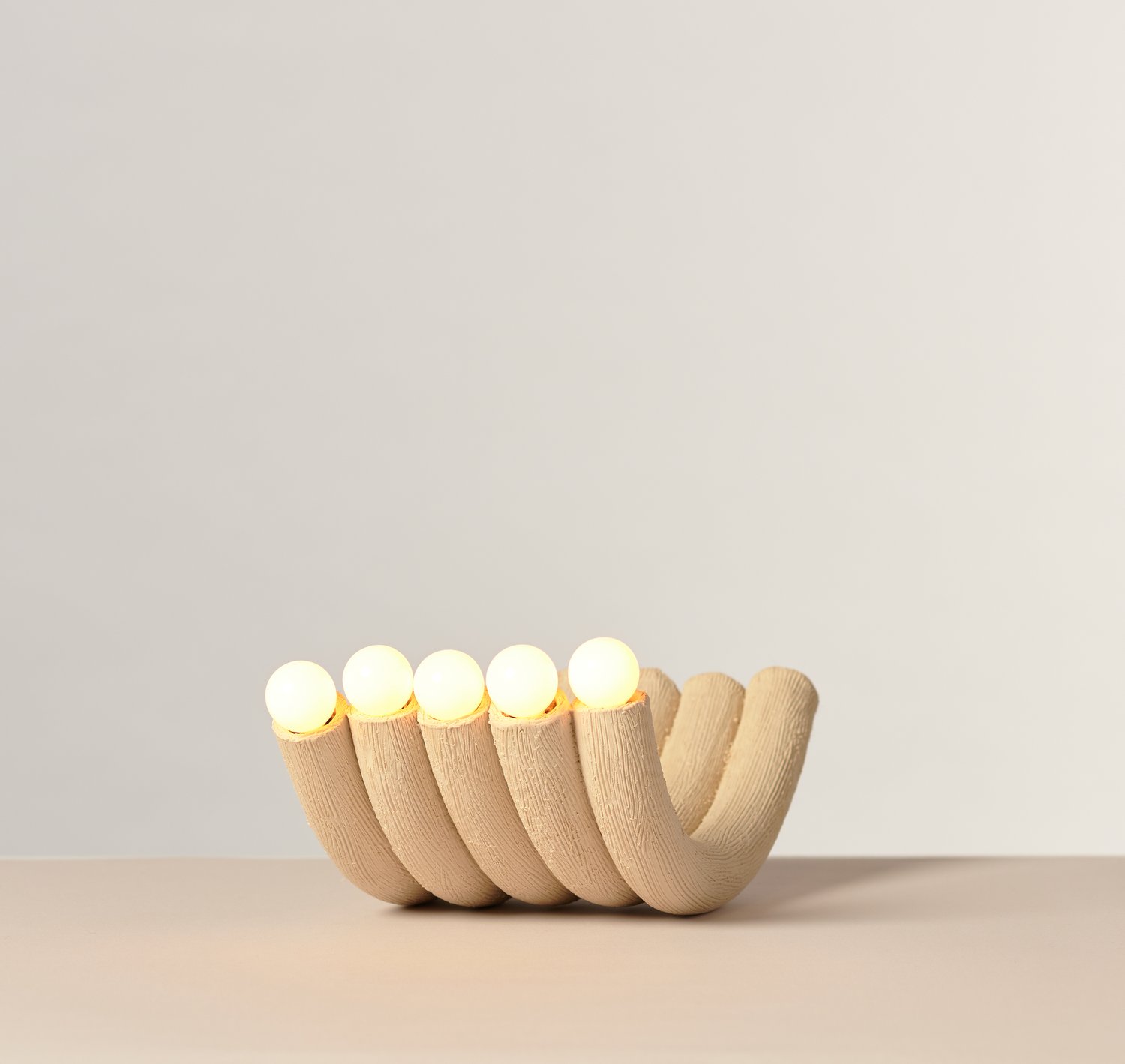 Handmade Ceramic Wave Table Lamp - Rory Pots