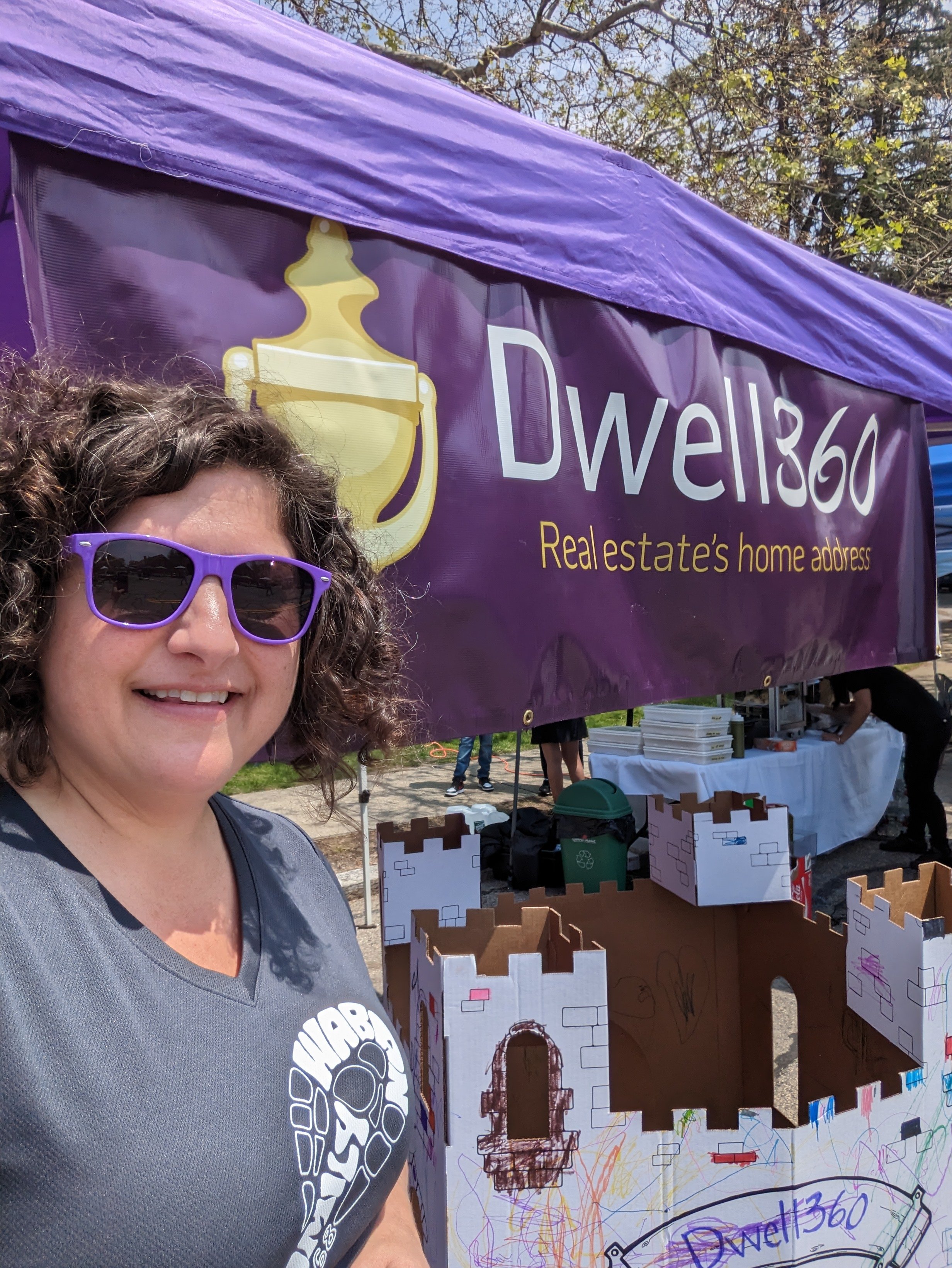 Alerica Aylward with Dwell360 tent at Waban Village Day.jpg