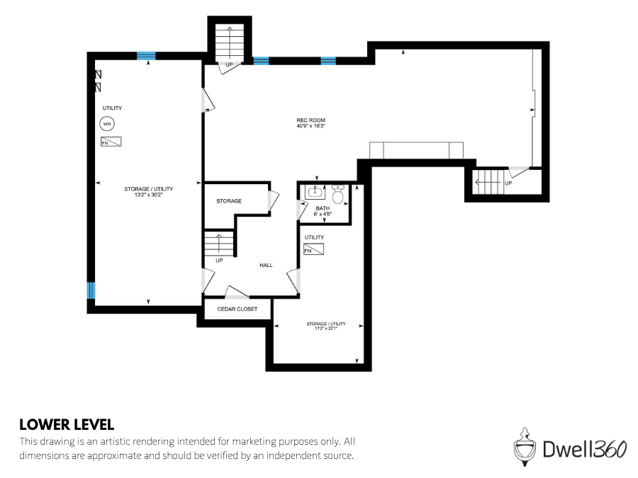 4 Carter Drive Natick D360 Lower Level.png