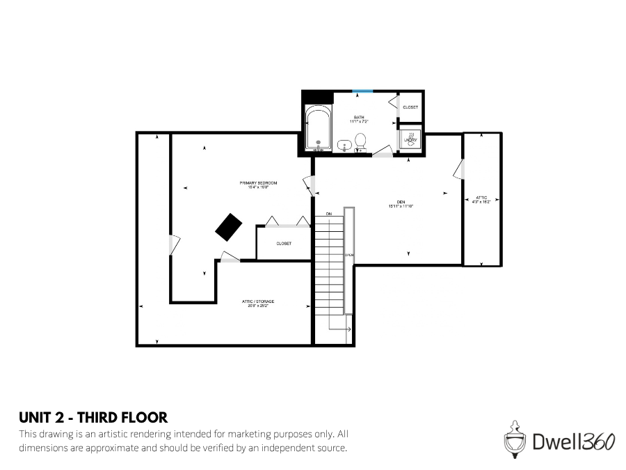 30 Oakley Road, Unit 2, Watertown D360 Floor 3.png
