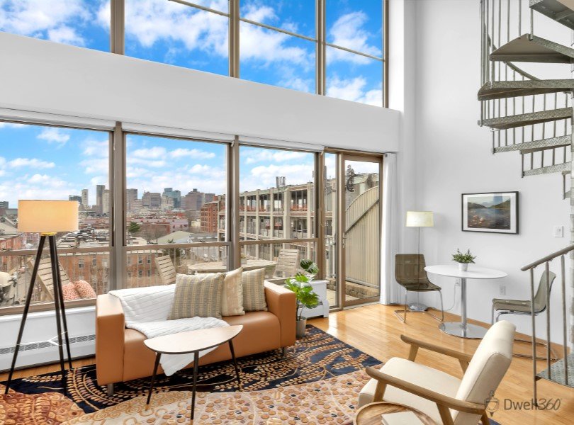 Condominium with beautiful views of Boston