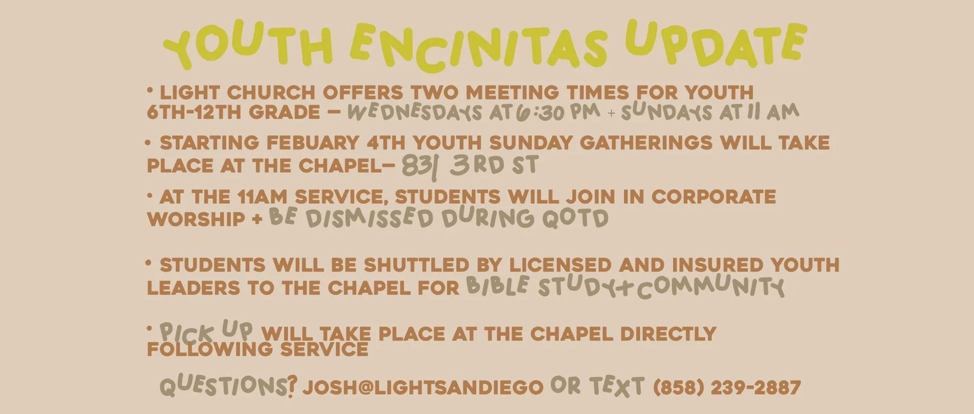 Youth Encinitas — Light Church
