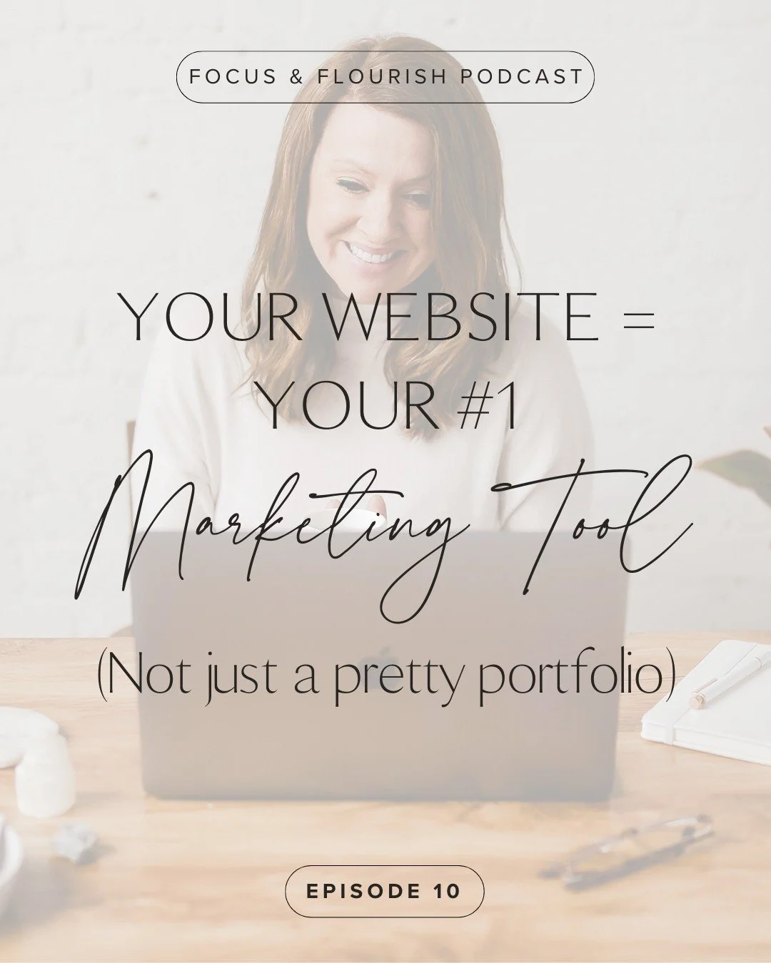 .
If you&rsquo;ve ever wondered why your website isn&rsquo;t bringing in inquiries... 👀

This episode of Focus and Flourish is your new go-to guide.

We&rsquo;re talking the real reason your homepage matters (hint: it&rsquo;s not just the photos).

