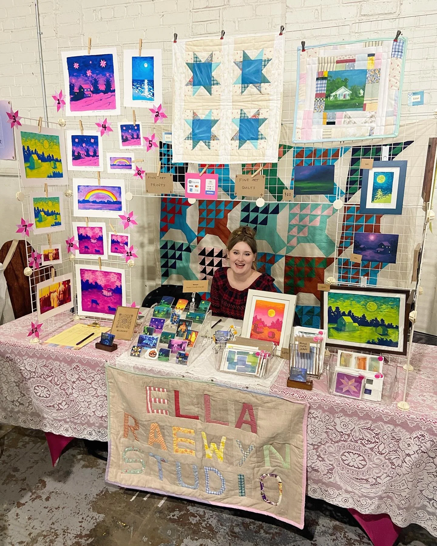 Day one of @renegadecraft Brooklyn was amazing! Catch us today for day two from 11am-5pm at ZeroSpace Brooklyn ✨💖🎨