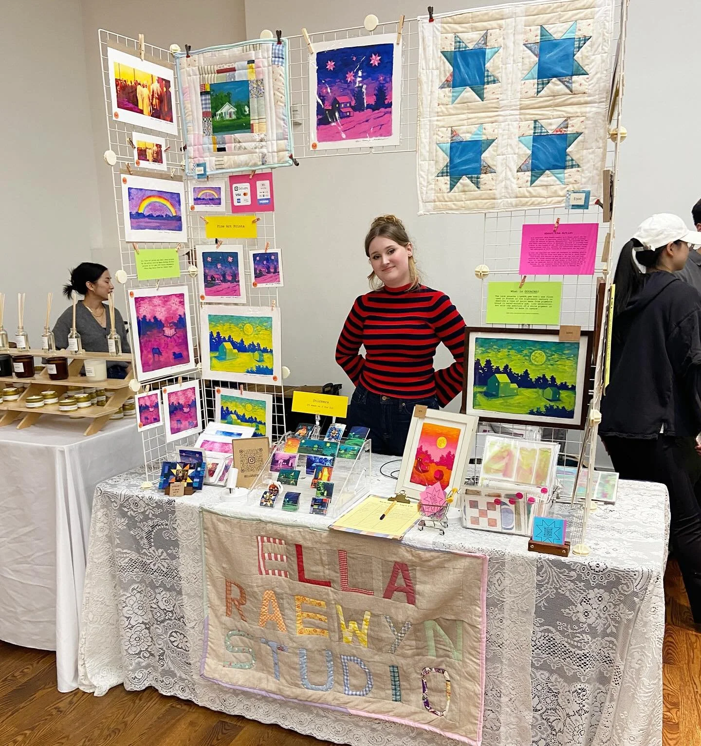 Thank you to everyone who stopped by my booth for the past two weekends in nyc for @renegadecraft 💗❄️ it was such a fun time ☺️

And a BIG thank you to both my sisters who helped me both weekends, I couldn&rsquo;t do it without y&rsquo;all 🥲💖🌟🫶