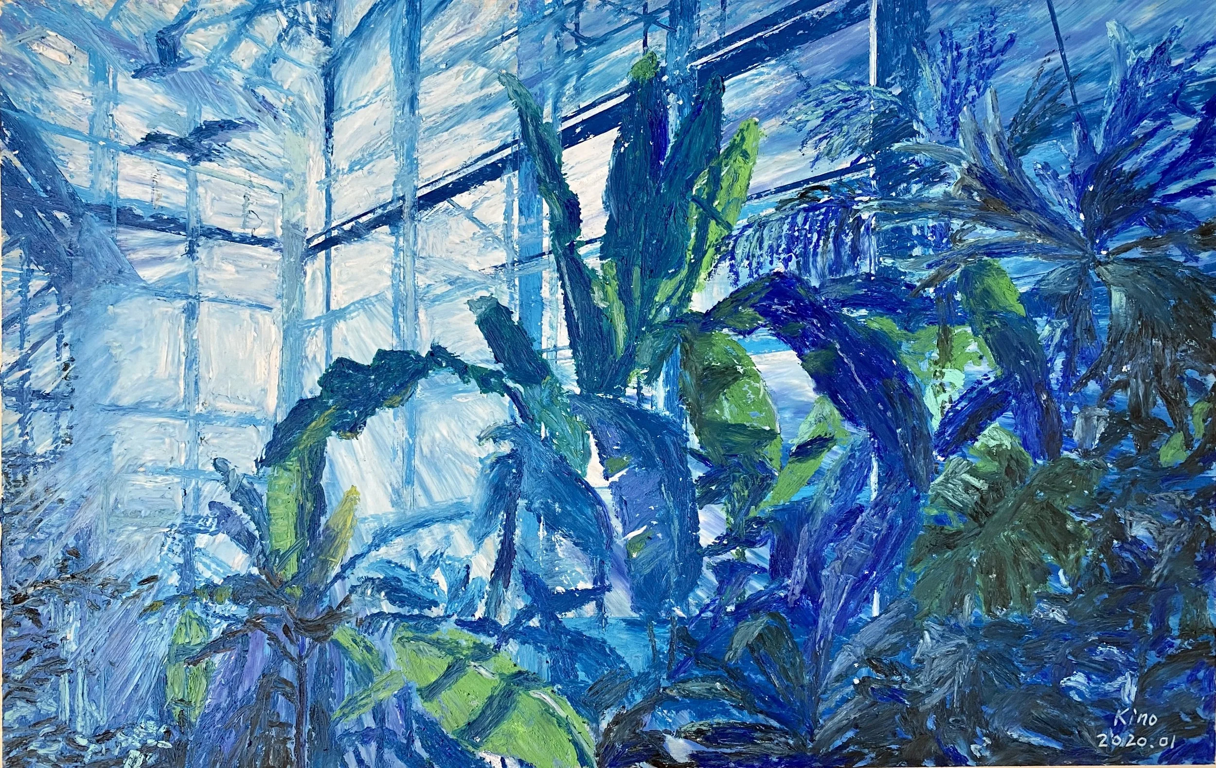 Blue Greenhouse in My Dream - XU Dong