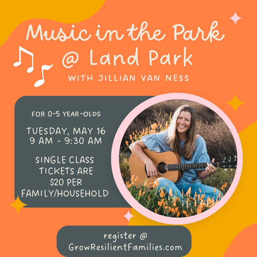 Tomorrow morning is looking BEAUTIFUL - get your wiggles out before the heat sets in for the day and join us in Land Park for live children's music! ☀🎵

It is also Jared's last class in our Guest Musician series (more details on our next guest music