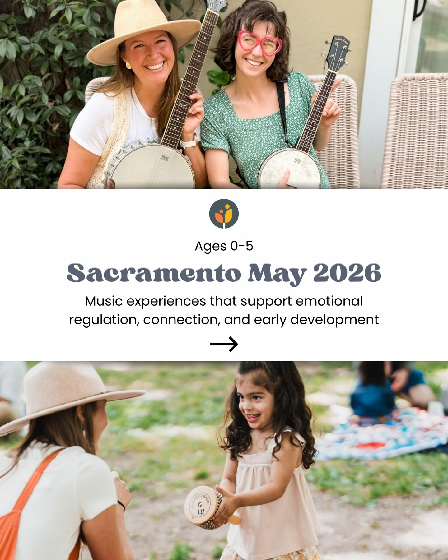 Music, movement, and a rhythm you and your little one can return to each week. 🎶🌿

Ongoing Weekly Classes
🎵 Mondays, 4:30 PM 📍 Enchanted Natomas Indoor Playground with Ms. Phoebe &bull; Playground access 1 hour before or after class &bull; Includ