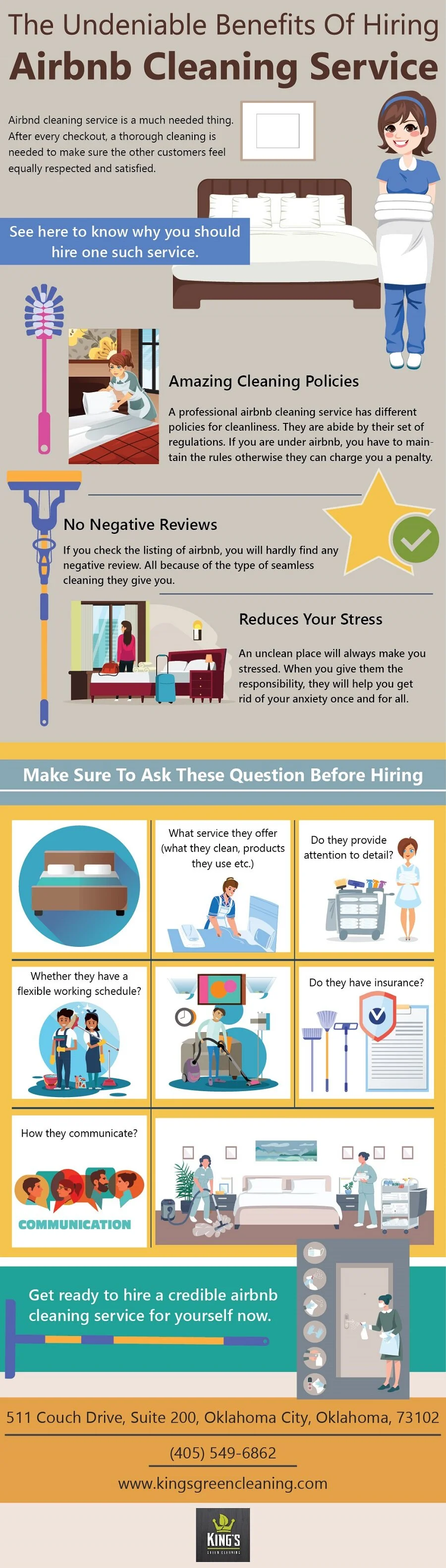 Undeniable Benefits Of Hiring Airbnb Cleaning Service (Infographic)
