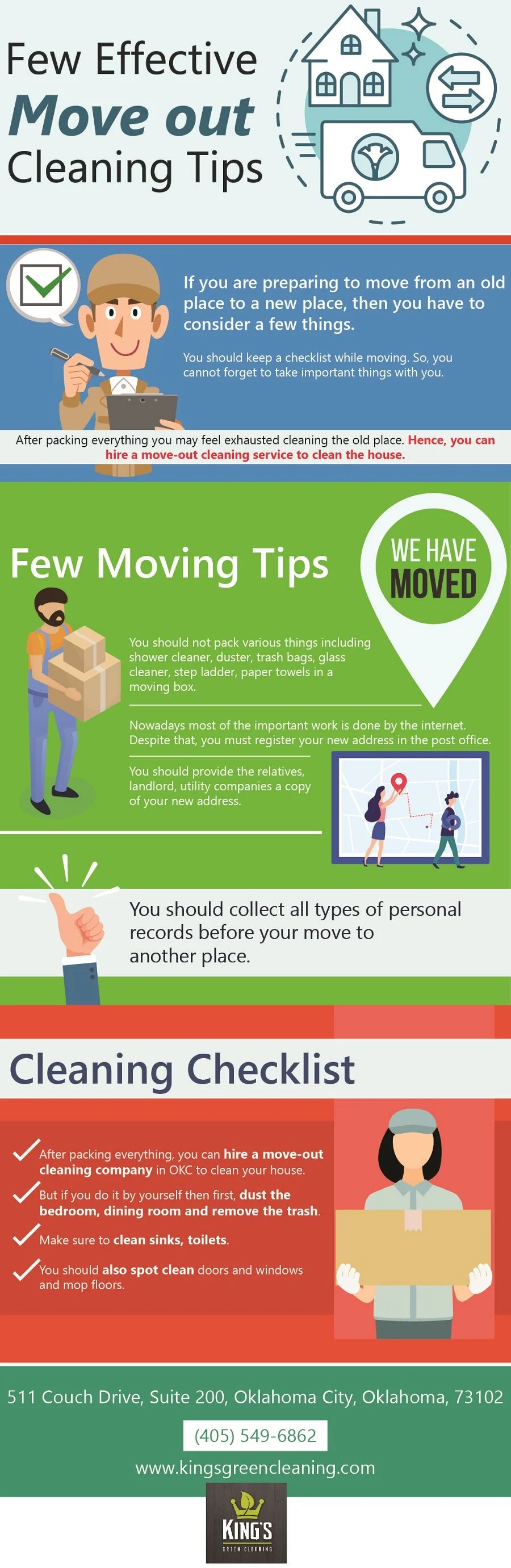 Few Effective Move Out Cleaning Tips (Infographic)