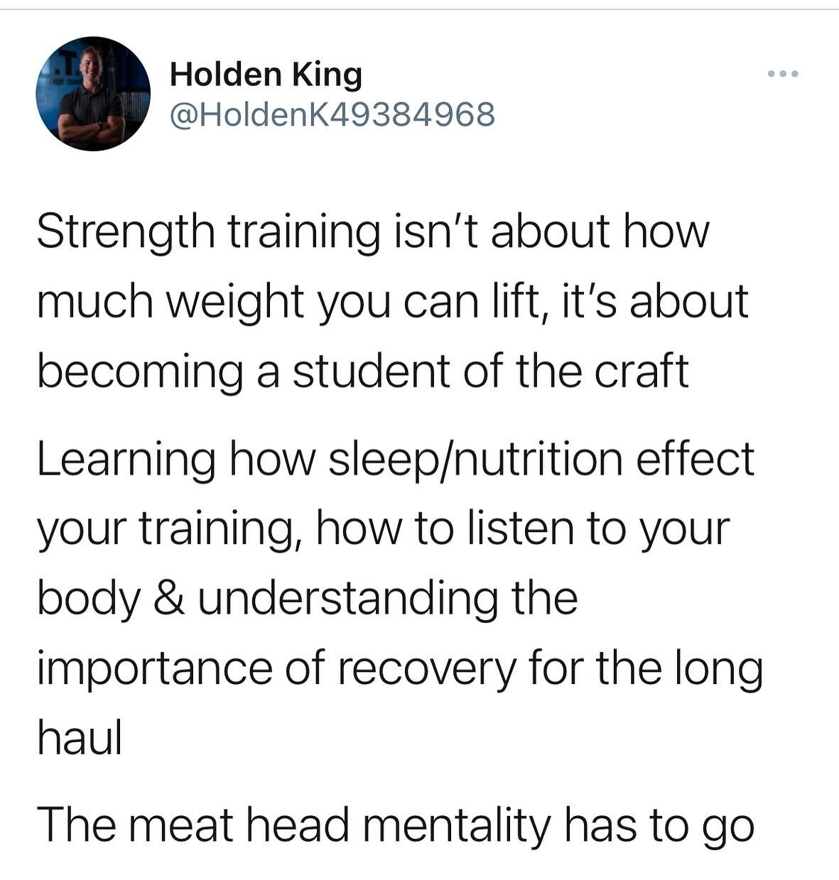 Listen up ‼️
Training is amazing. Strength training, resistance training, whatever you want to call it. It&rsquo;s NOT about beating yourself up, going for PRs every day and not giving a shit about the things that matter most- Quality sleep, quality 