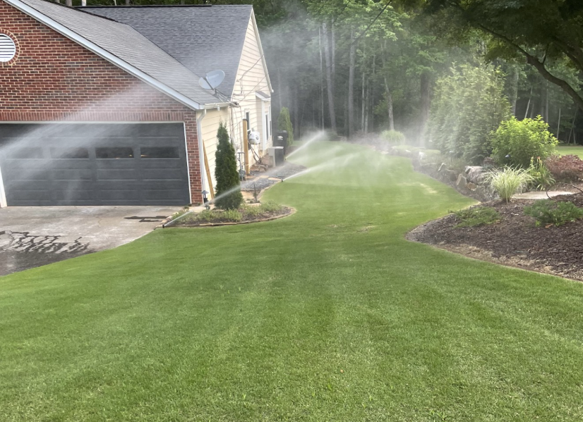 irrigation system installation