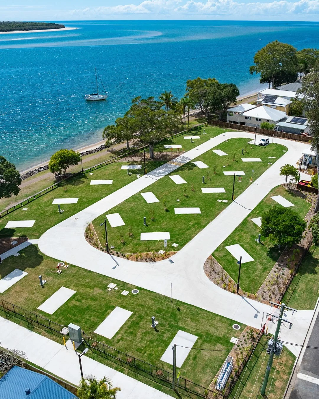 Burrum Heads Caravan Park is ready to welcome you!
Our team was proud to play a role in delivering 56 new caravan and camping sites and upgraded facilities as part of this two-stage development for Fraser Coast Regional Council.
The project finished 