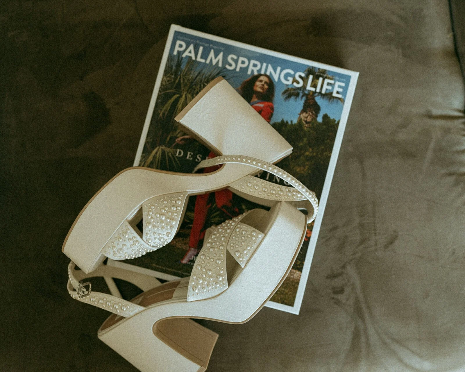 Stepping into forever with style and a touch of that Palm Springs flair 🖤