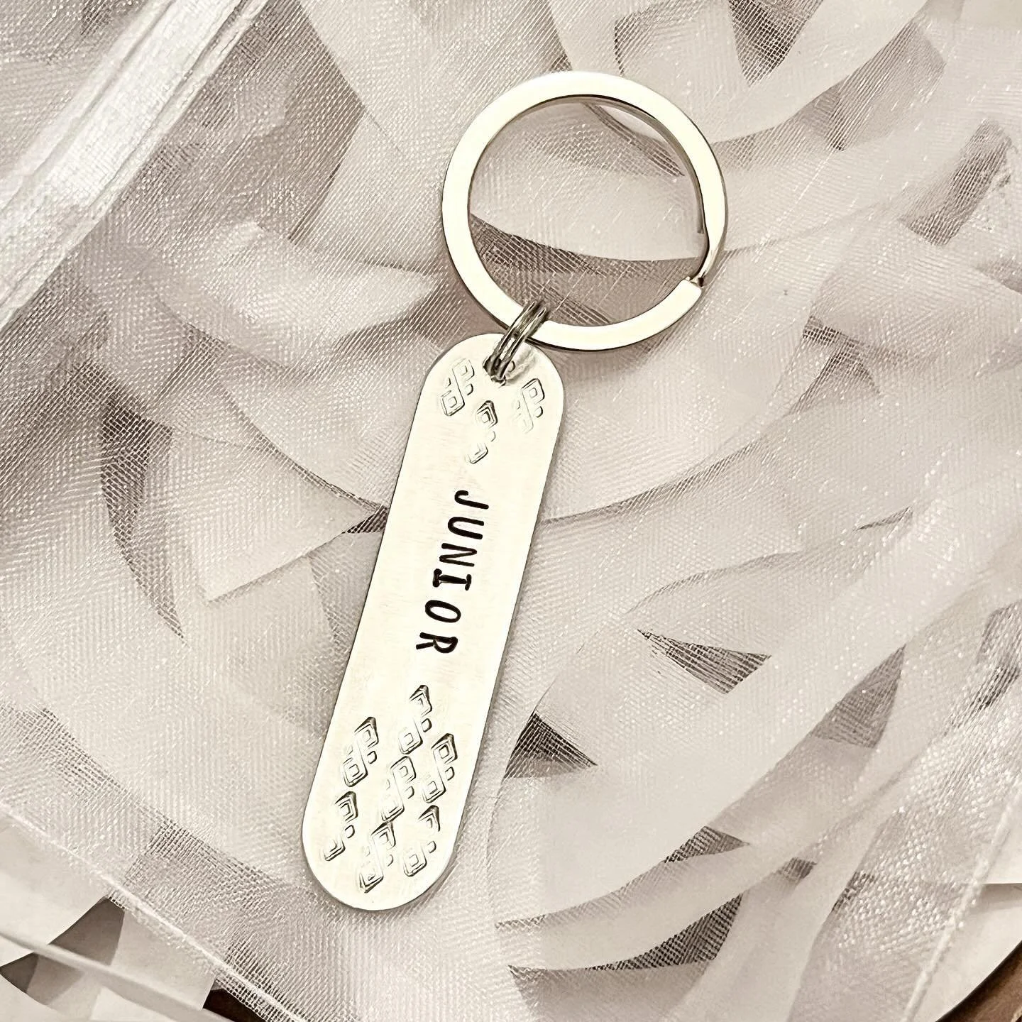 Double sided keychain for a dog mama🐾
