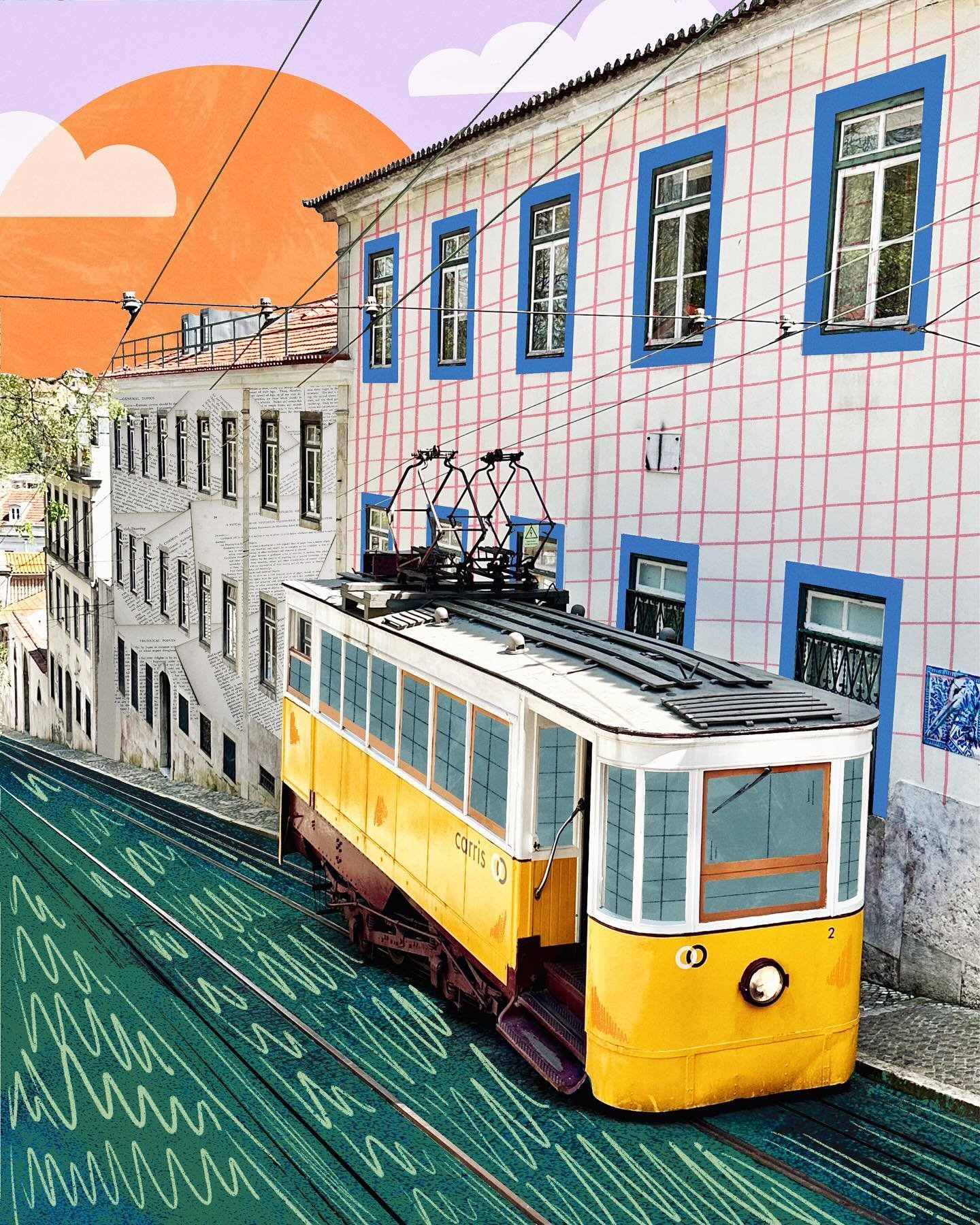 Back from a recent holiday to Lisbon so of course I had to use one of my travel photos for a new digital collage&hellip;

📍Lisbon, Portugal 

Shot on iPhone, made in Procreate 

#collage #digitalcollage #procreate #shotoniphone #lisboa #lisbon #trav