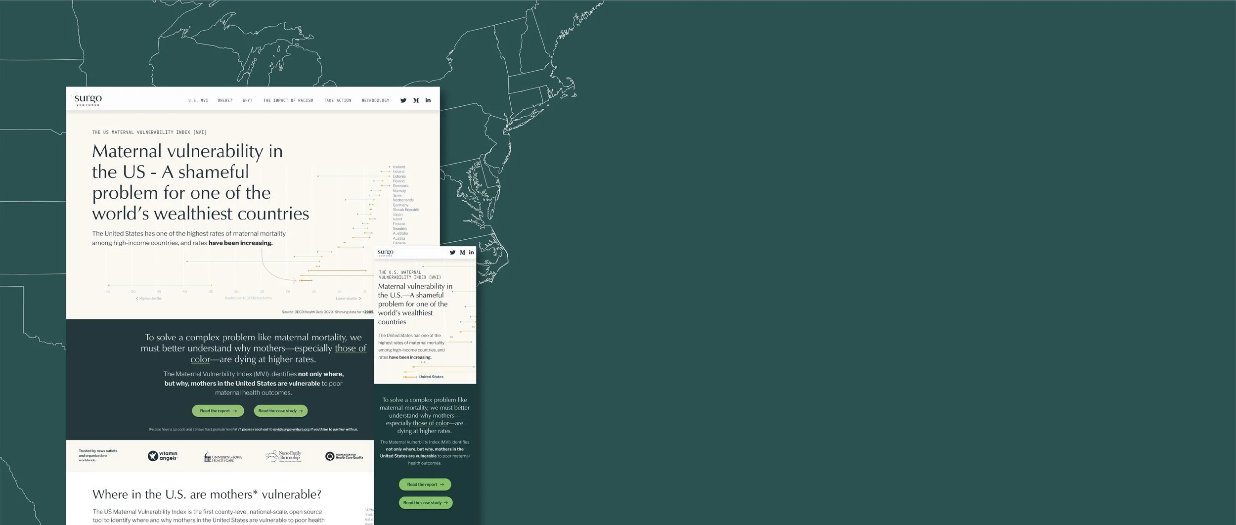 The Maternal Vulnerability Index has a new look! We’ve added new data and functionality to understand communities better.