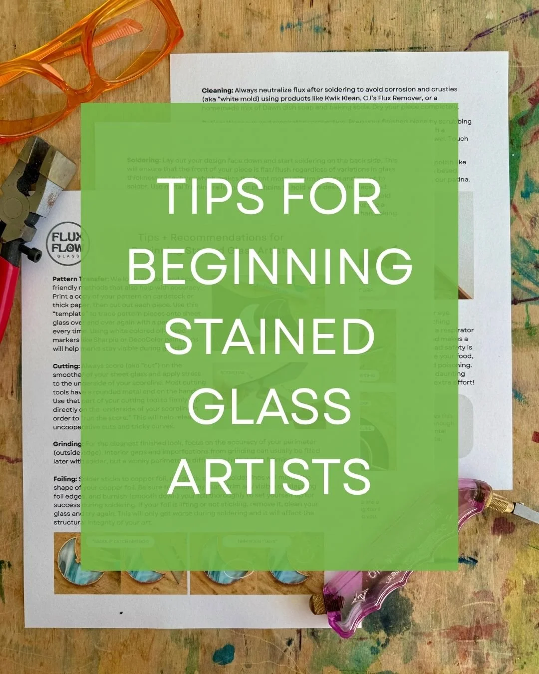 Tips for Beginning Stained Glass Artists
