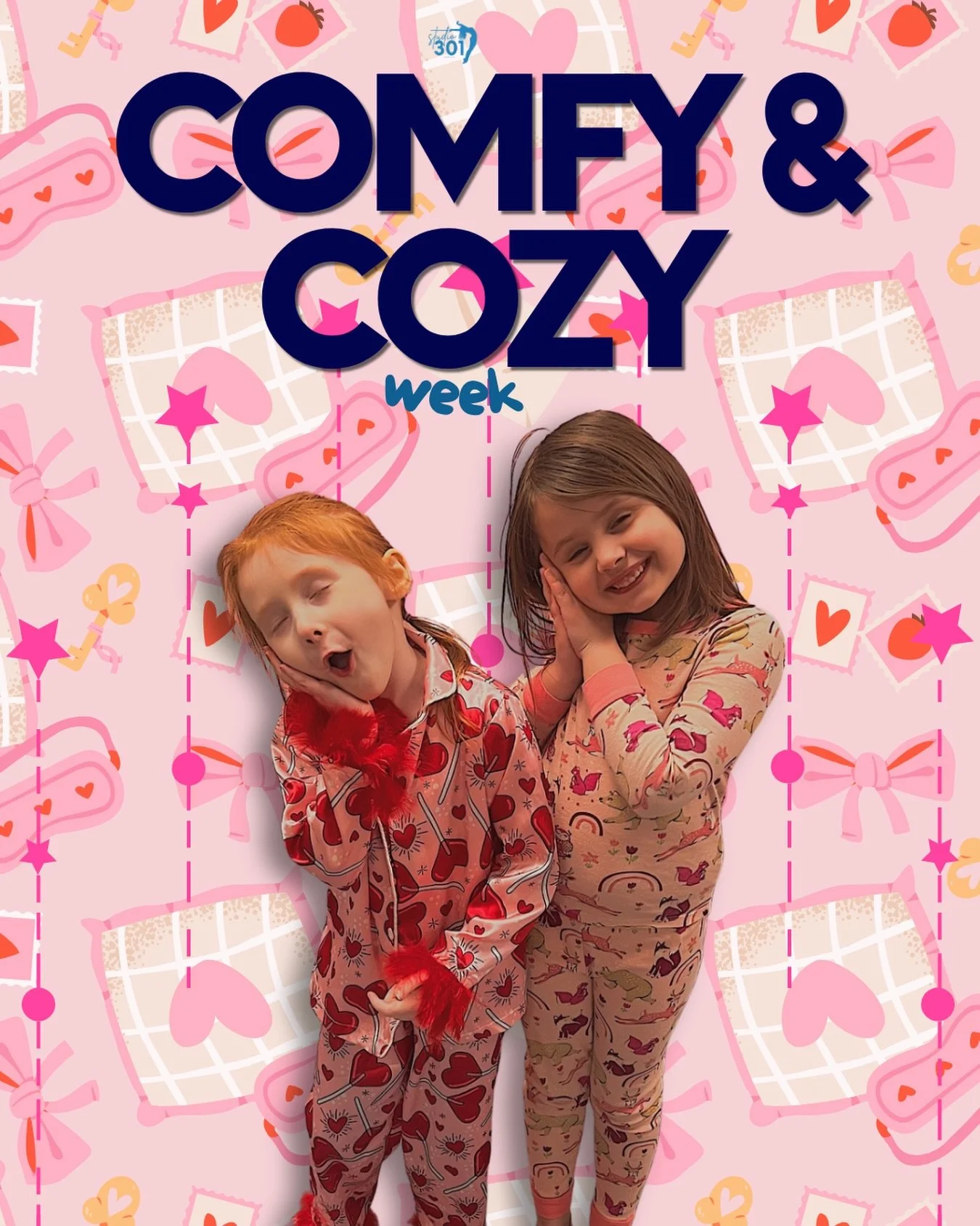 Dreams of Studio 301 dancers twirling in our heads 💤🌙😴 COMFY &amp; COZY WEEK begins tomorrow! Don't forget to wear your favorite pjs and celebrate the last two months of Season 6 with us!! ⭐️