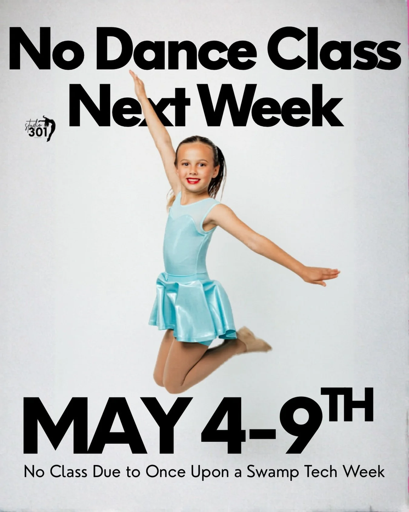 We're gearing up for another exciting story show! ⭐️ Next week, we will be closed for regular classes as we spend the week preparing for Once Upon a Swamp! 

We hope to see you at the show! 🪄
