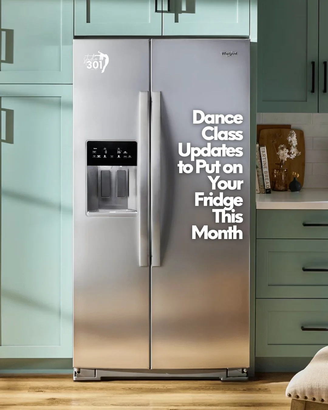 Get your magnets ready 📍 We have some updates to add to your fridge!! 

🎃 Spooky Spirit Week is NEXT WEEK! Wear your favorite Halloween costumes to dance class, bring candy, and participate in our scavenger hunt to earn points through our rewards p