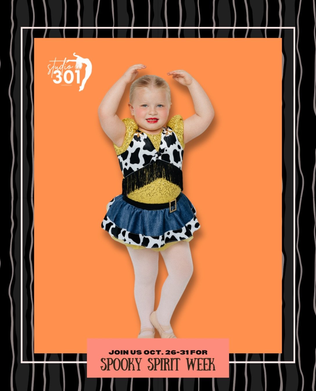 🎃 We&rsquo;re so excited to announce that Spooky Spirit Week is happening October 26&ndash;31, and we can&rsquo;t wait to celebrate with all our dancers! This is one of our favorite weeks of the year because it is full of creativity, community, and 