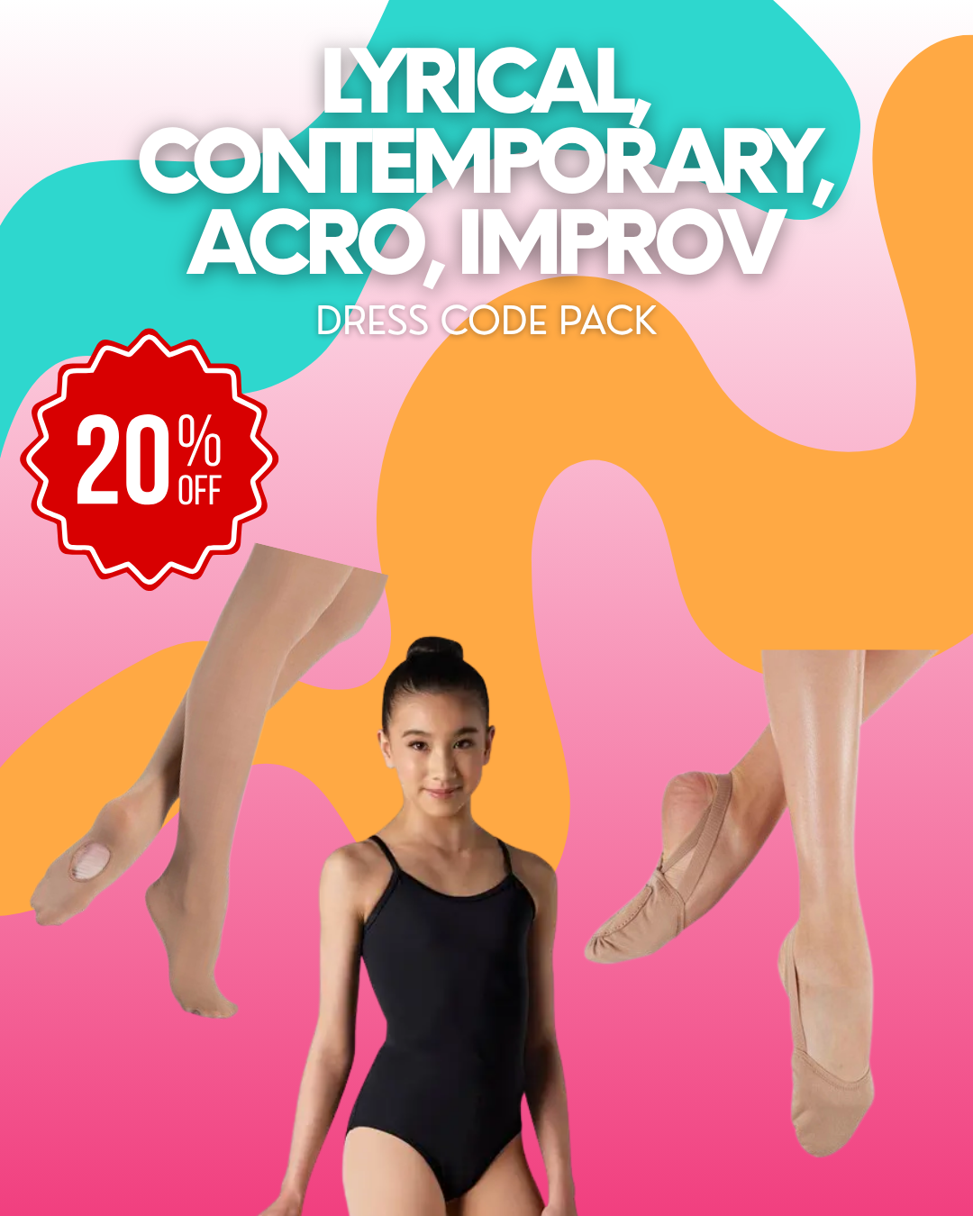 LYRICAL, CONTEMPORARY, IMPROV, ACRO Dance Class Pack