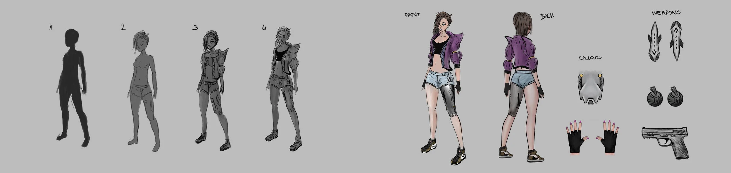 CHARACTER DESIGN / CyberGirl