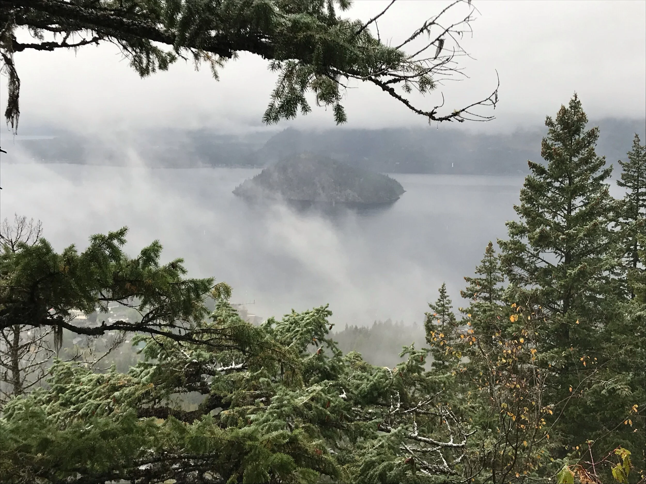 Copper Island and the North Shore behind from McArthur heights Shuswap Adventure Girl