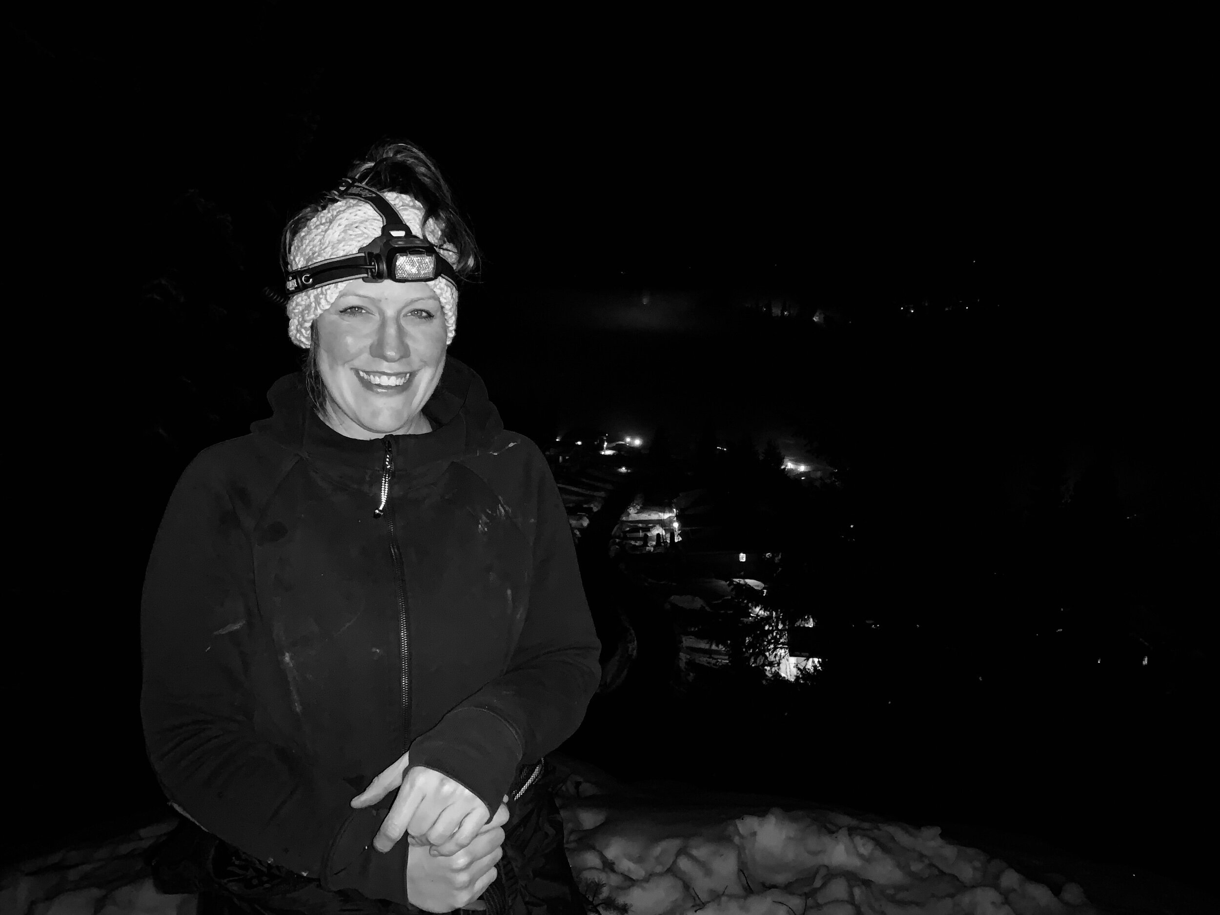 Shuswap Adventure Girl | Night snowshoe on the Balmoral trails in Blind Bay