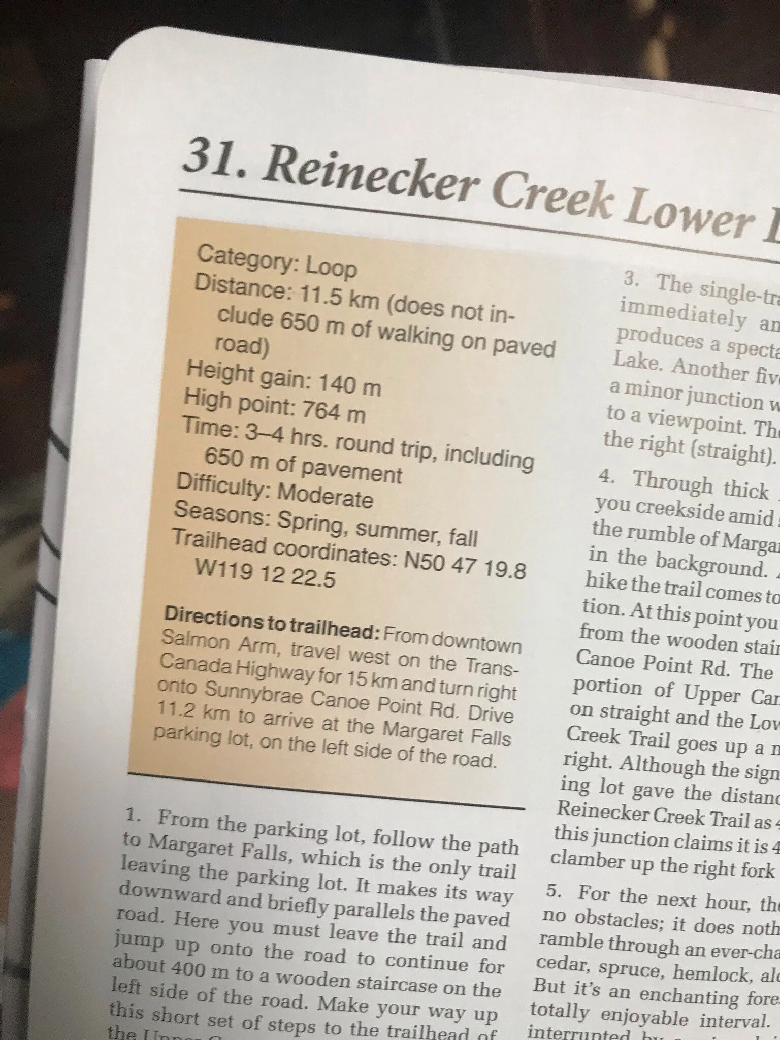 Reinecker Creek | A Long Hike With History