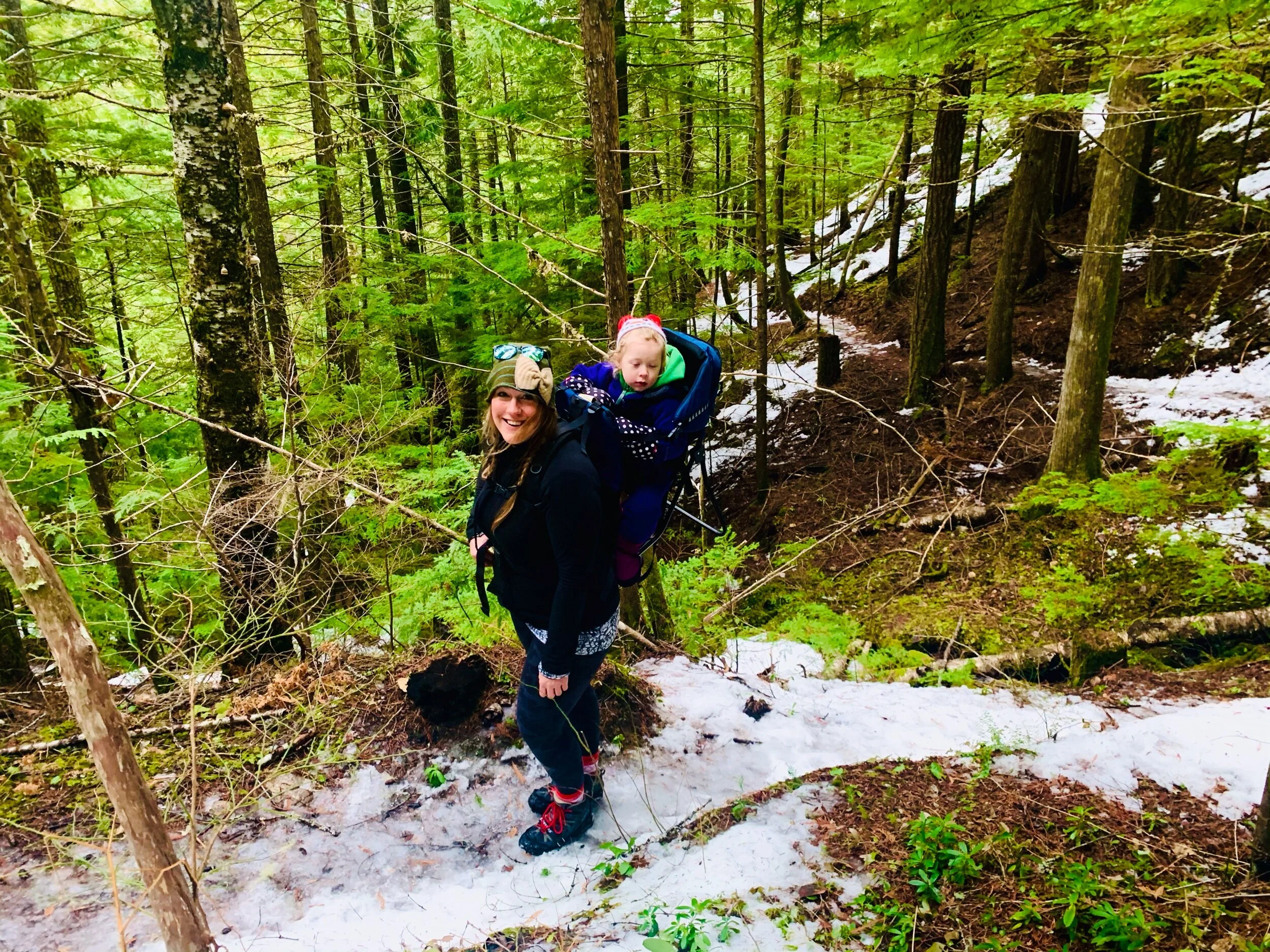 North Fork Wild trail system through an interior rainforest Shuswap Adventure Girl
